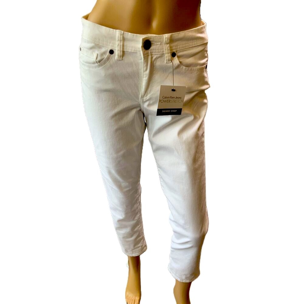 Calvin Klein White Women Jeggings